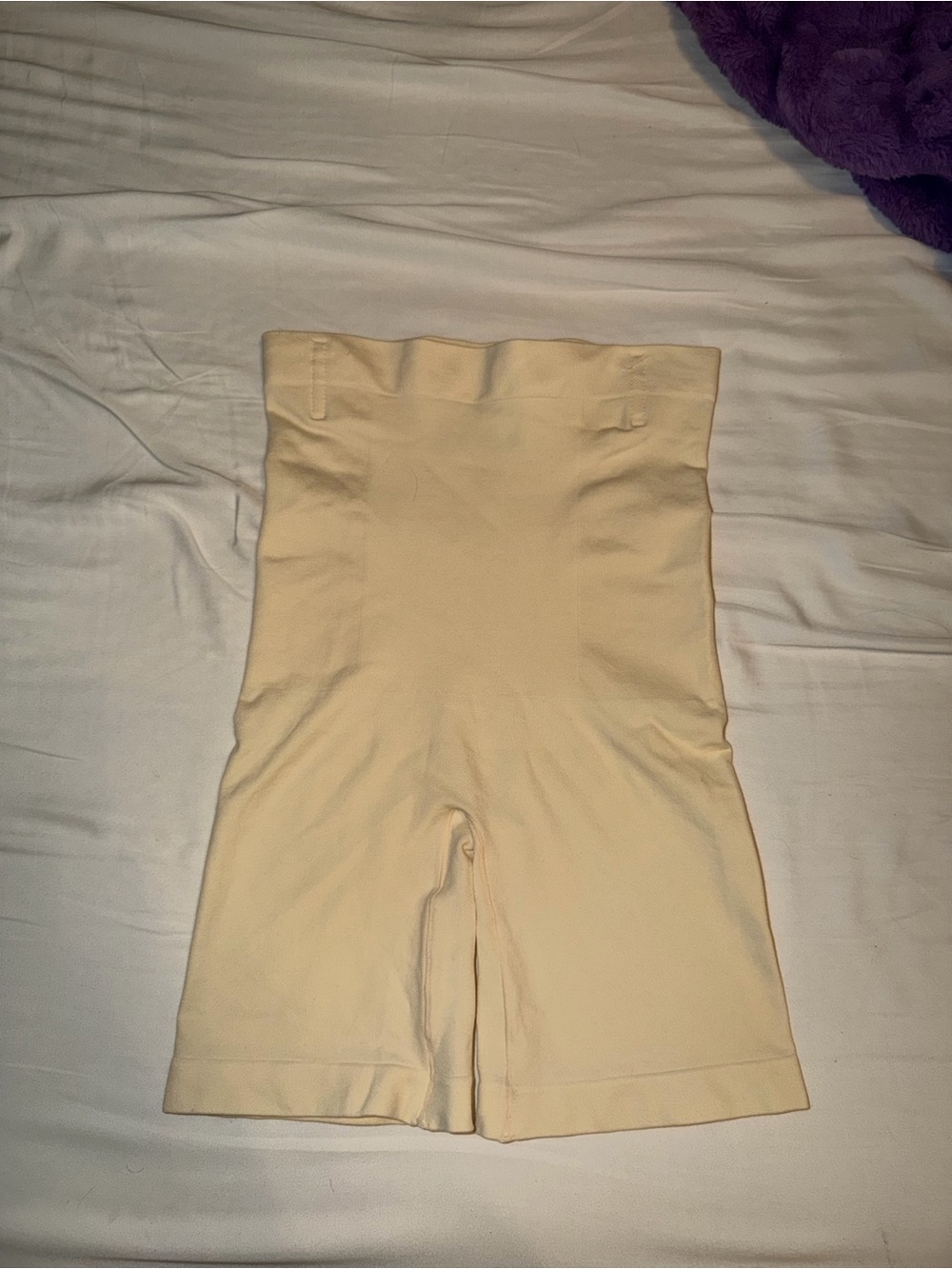 Shapermint High-Waist Shaping Shorts in Cream